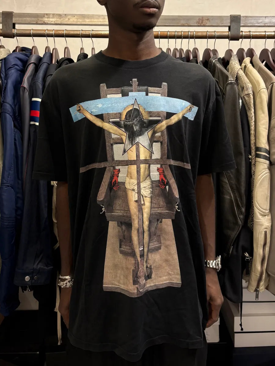SS2016 Givenchy Jesus Christ Cross Black T-Shirt by Riccardo Tisci qVAWwqv 2