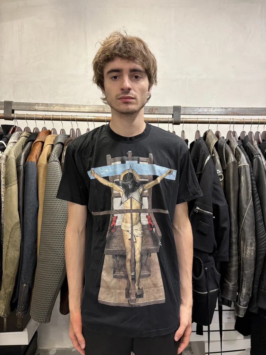 SS2016 Givenchy Jesus Christ Cross Black T-Shirt by Riccardo Tisci yBMuTgx 2