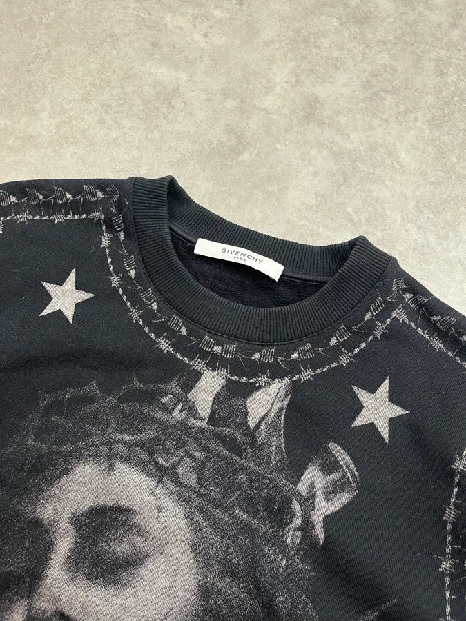 SS2016 Givenchy Jesus Faith Black Sweater by Riccardo Tisci RxQrWke 6