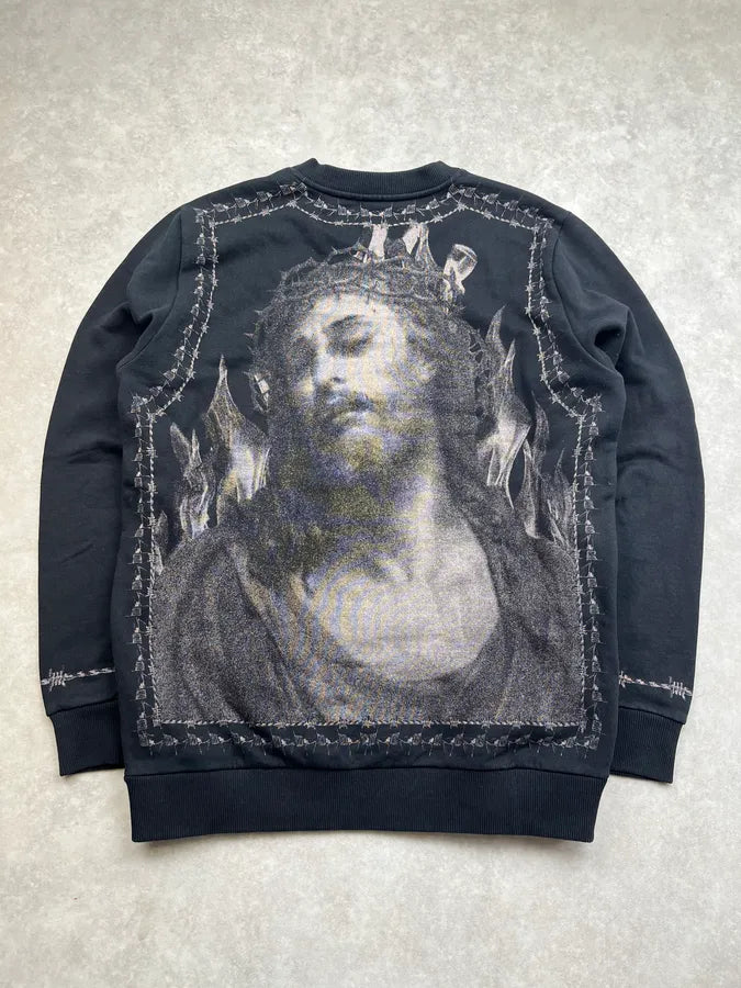SS2016 Givenchy Jesus Faith Black Sweater by Riccardo Tisci RxQrWke 7