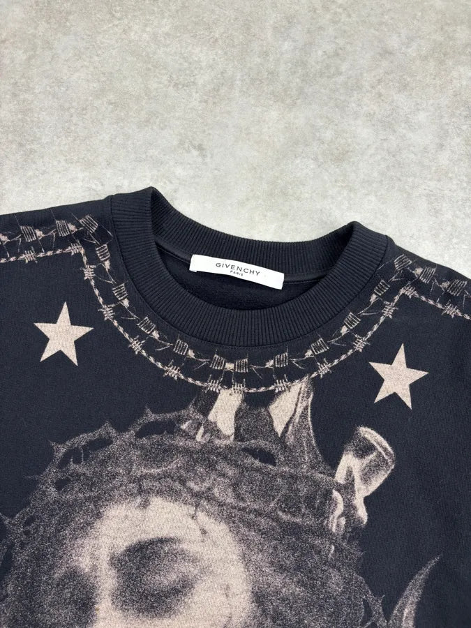 SS2016 Givenchy Jesus Faith Black Sweater by Riccardo Tisci TJsfKXM 4