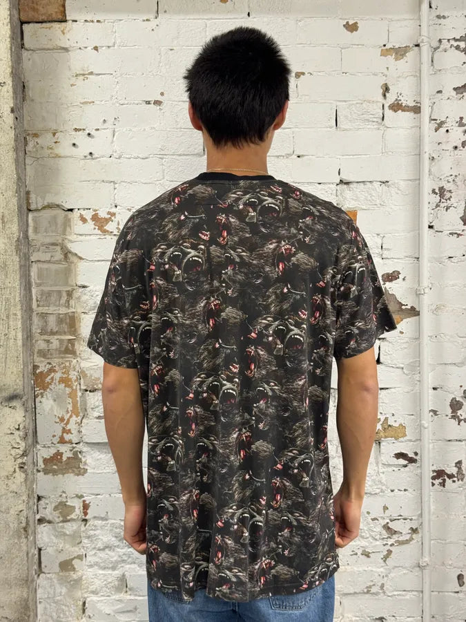 SS2016 Givenchy Monkeys Black T-Shirt by Riccardo Tisci irutubr 2