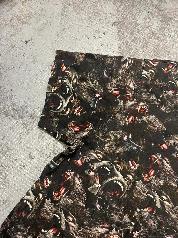 SS2016 Givenchy Monkeys Black T-Shirt by Riccardo Tisci irutubr 4