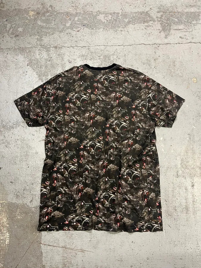 SS2016 Givenchy Monkeys Black T-Shirt by Riccardo Tisci irutubr 5