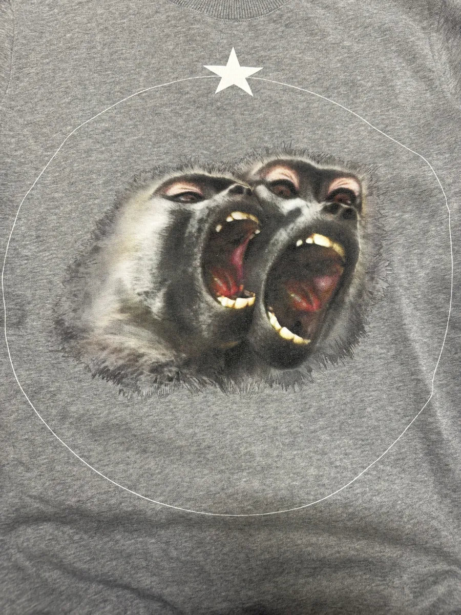 SS2016 Givenchy Monkeys Grey Star Sweater by Riccardo Tisci vWvQTmF 8