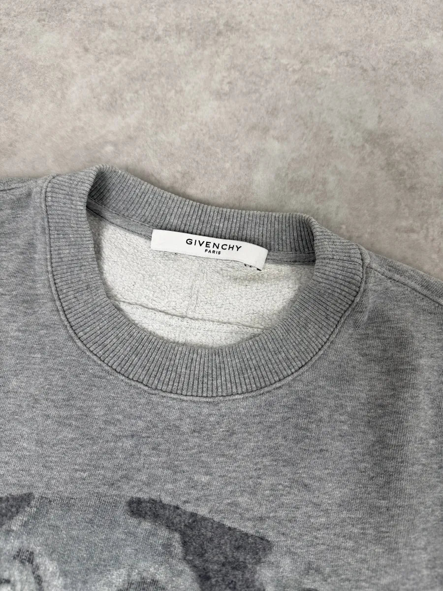 SS2016 Givenchy Rottweiler Grey Sweater by Riccardo Tisci PWBgYmx 4