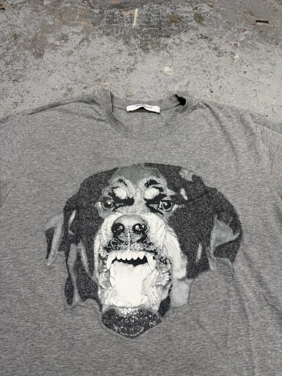 SS2016 Givenchy Rottweiler Grey T-Shirt by Roccardo Tisci MJRAOHa 4