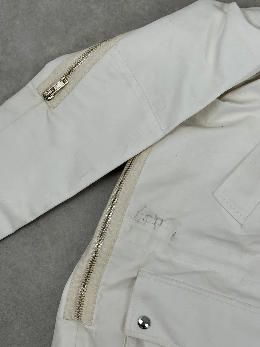 SS2016 Givenchy Sample White Multi-Pocket Parka Coat by Riccardo Tisci qAjalMH 9