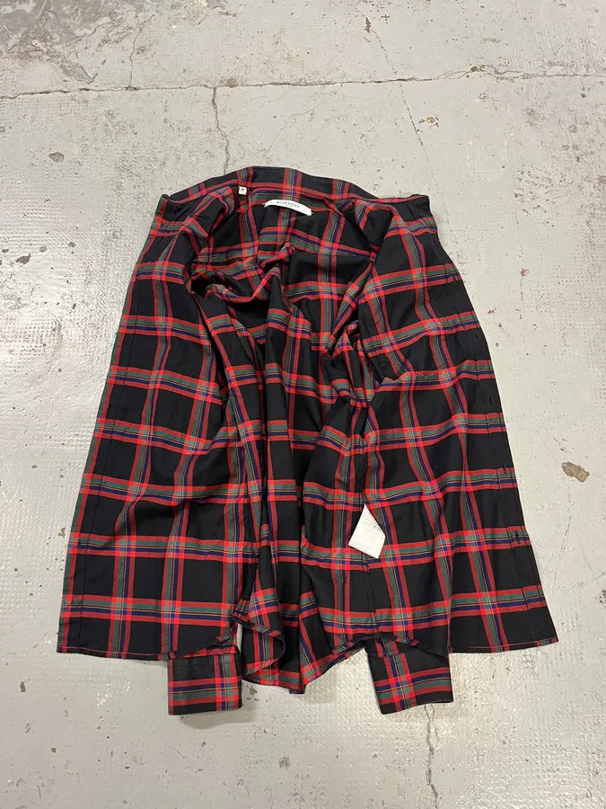 SS2016 Givenchy Star Leather Patch Tartan Shirt by Riccardo Tisci bTKWNRA 7
