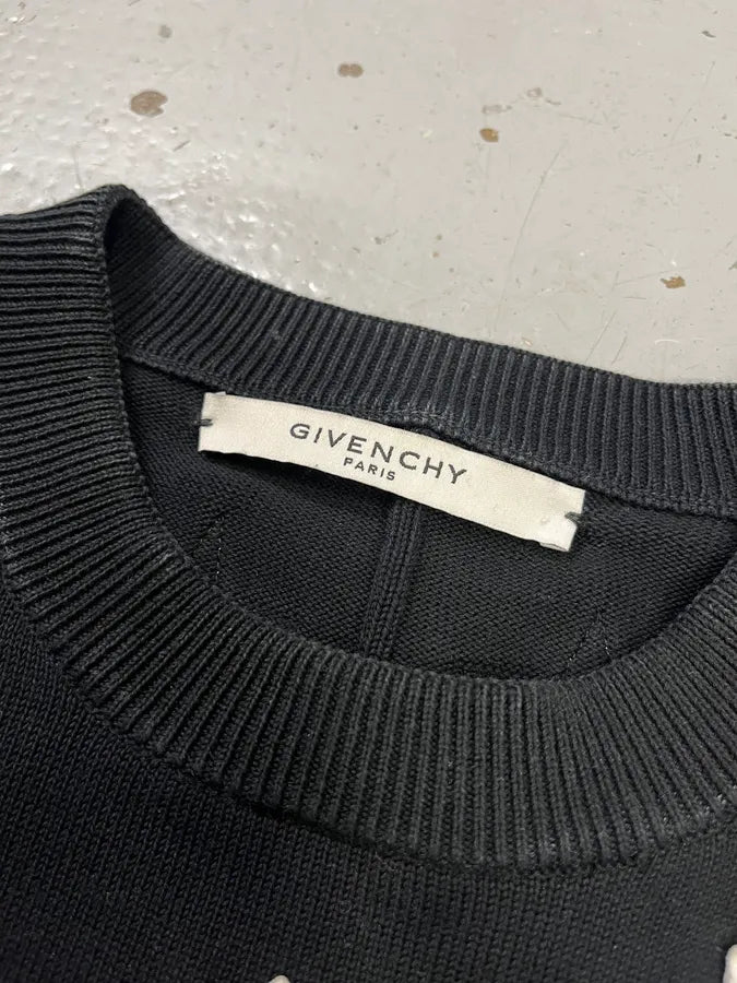 SS2016 Givenchy Star Patchs Black Sweater by Riccardo Tisci RwNxAfy 7
