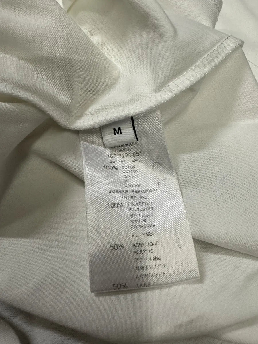 SS2016 Givenchy White Black Stars T-Shirt by Riccardo Tisci TVnStZd 6