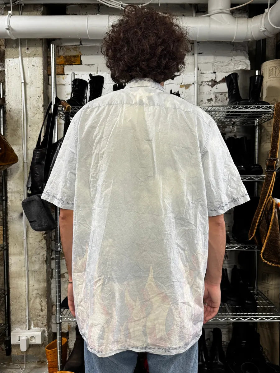 SS2016 Givenchy Wire Christ Jesus Print Shirt YVoVlJu 2