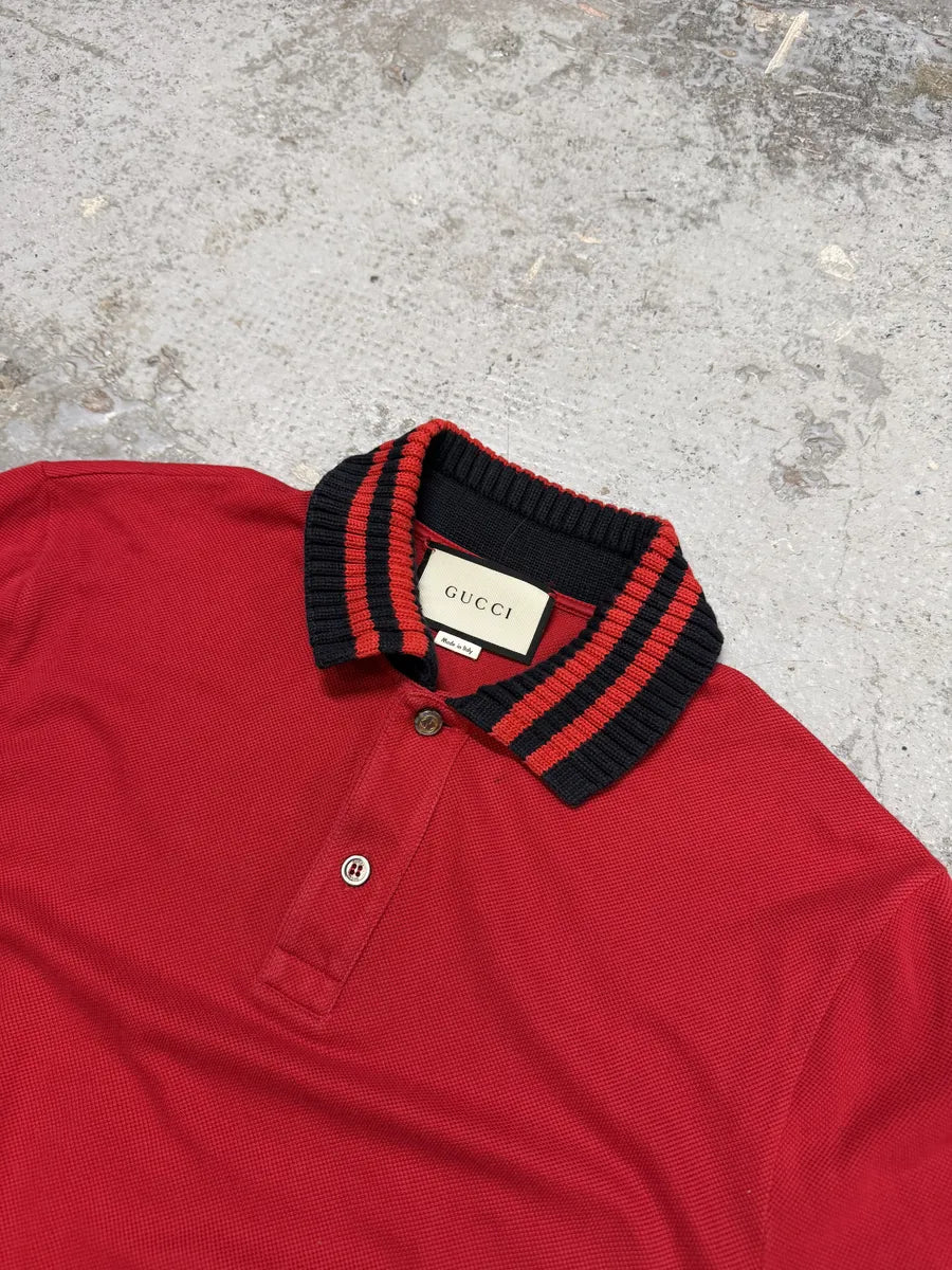SS2016 Gucci Red « Loved » Polo Sgyxzut 4