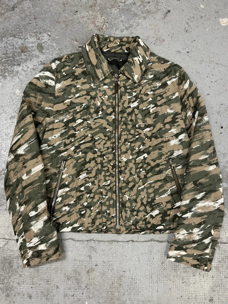 SS2016 Louis Vuitton Milirary Camo Green Jacket DwAlTKI 0