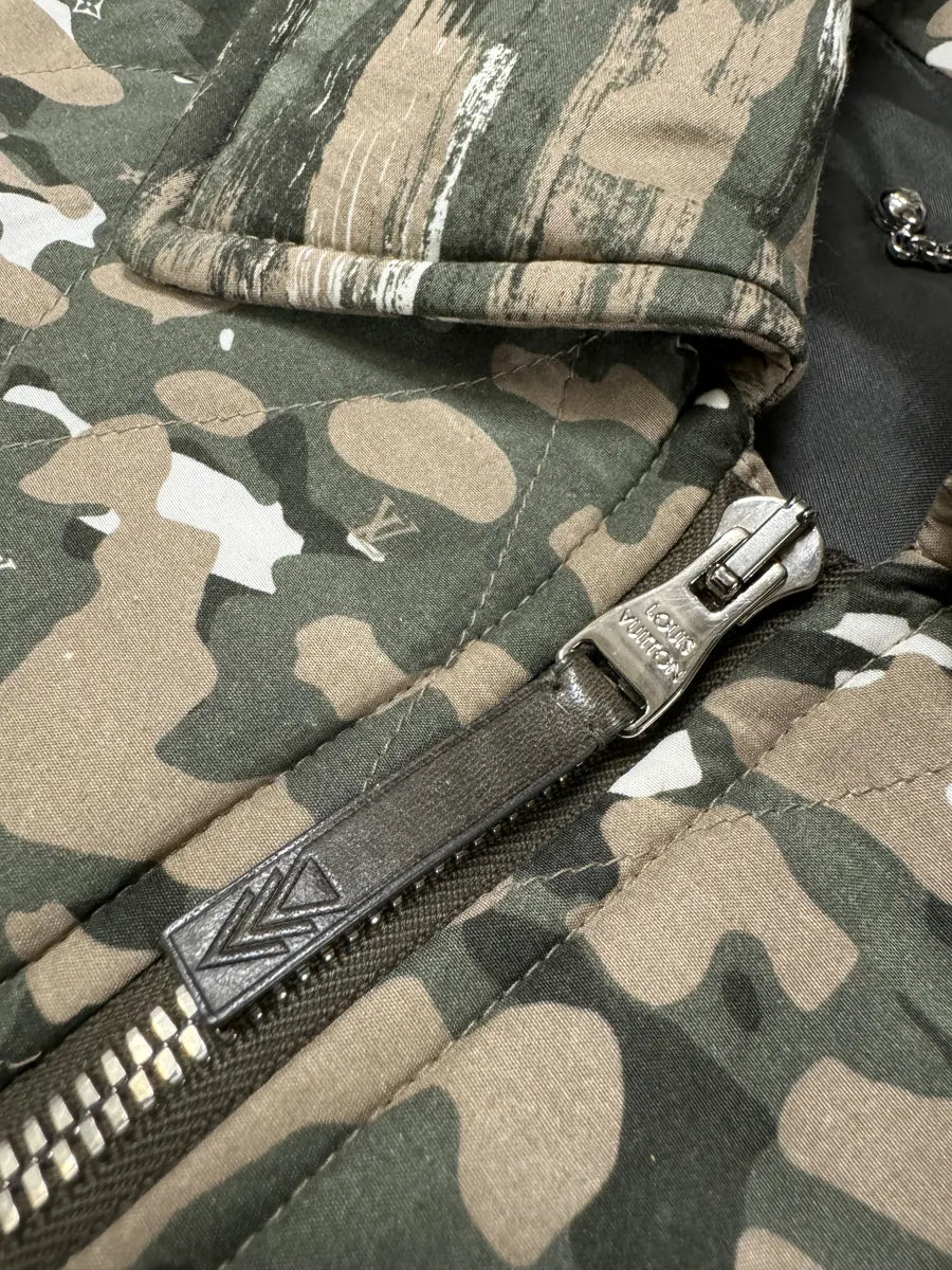 SS2016 Louis Vuitton Milirary Camo Green Jacket DwAlTKI 11