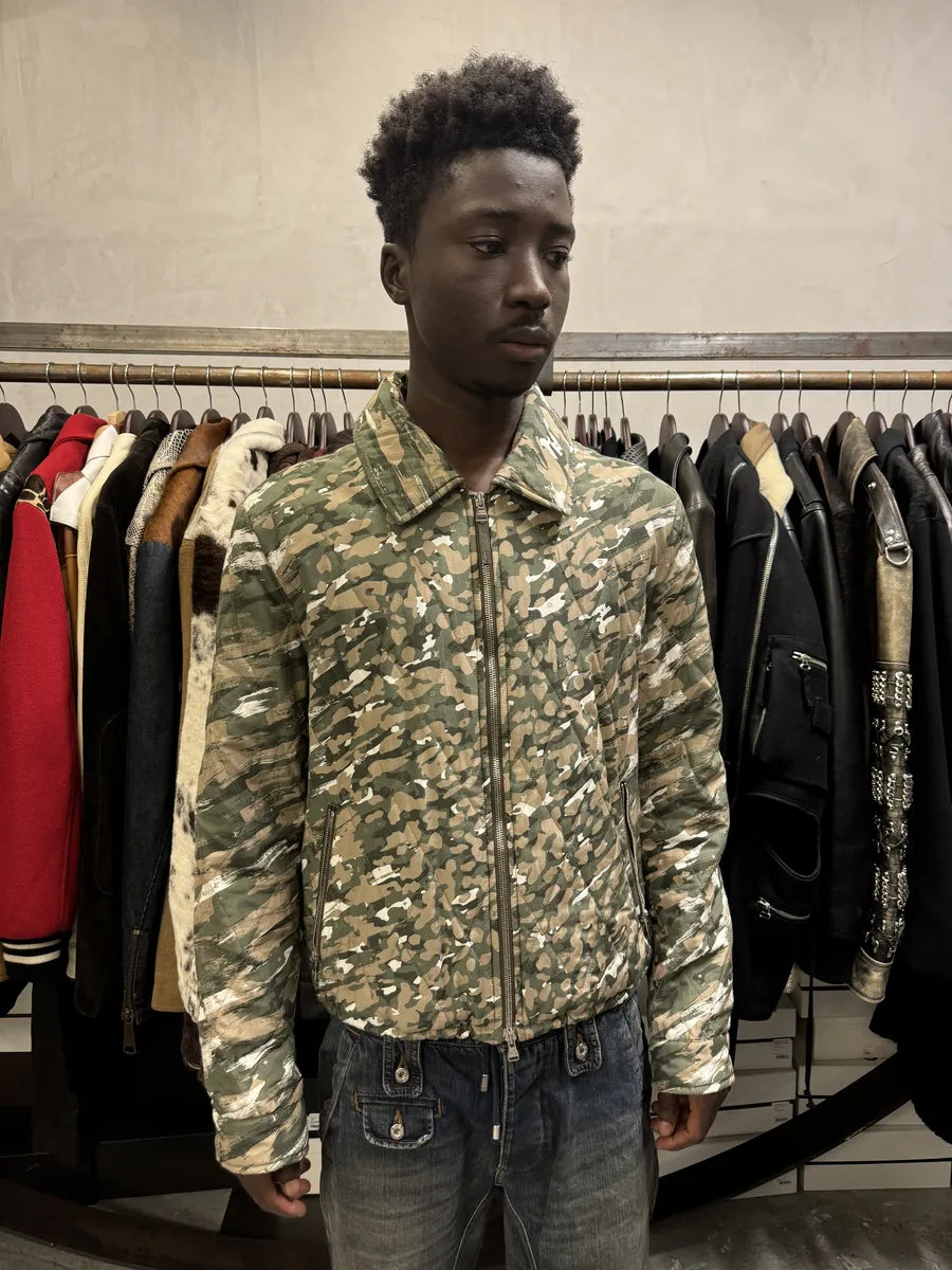SS2016 Louis Vuitton Milirary Camo Green Jacket DwAlTKI 2