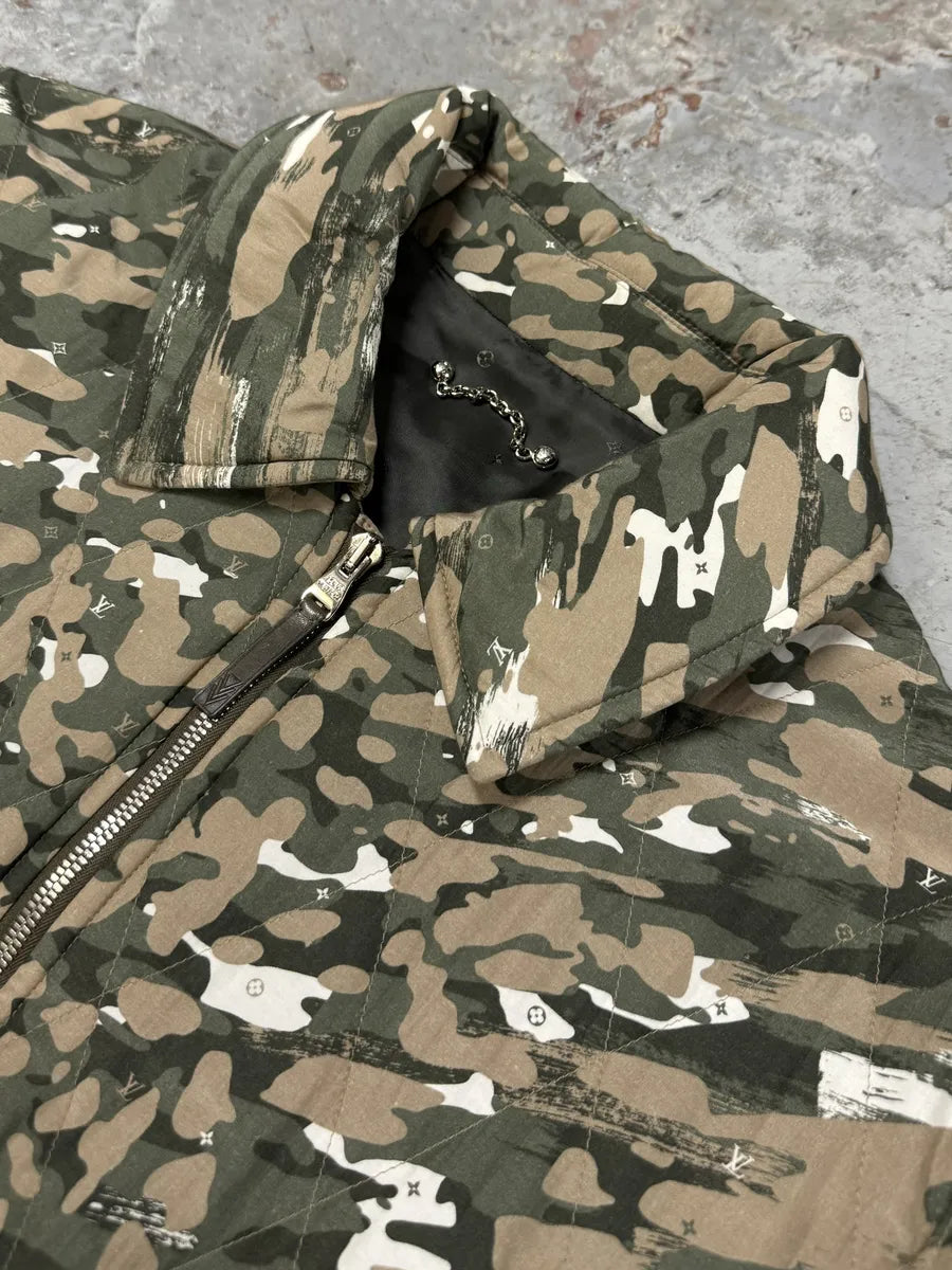 SS2016 Louis Vuitton Milirary Camo Green Jacket DwAlTKI 5