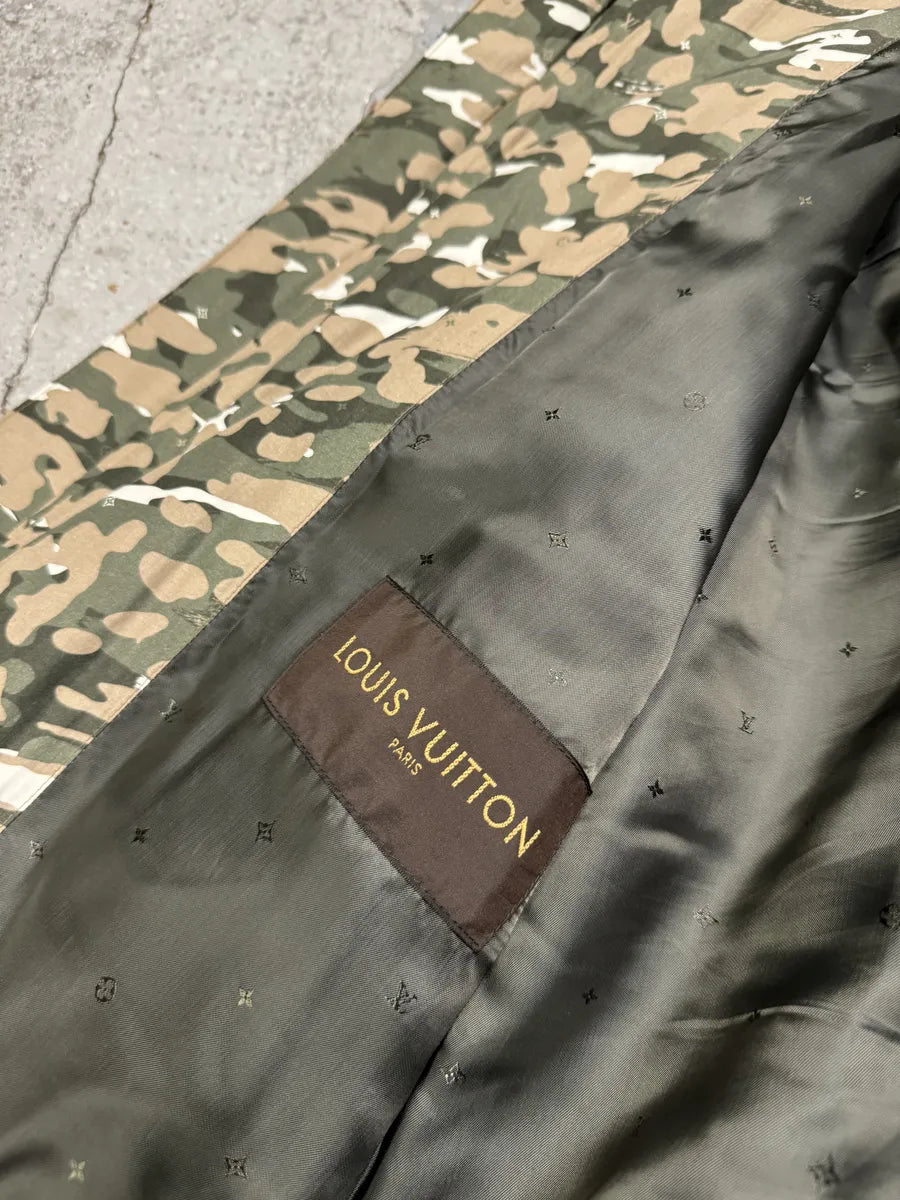 SS2016 Louis Vuitton Milirary Camo Green Jacket DwAlTKI 7
