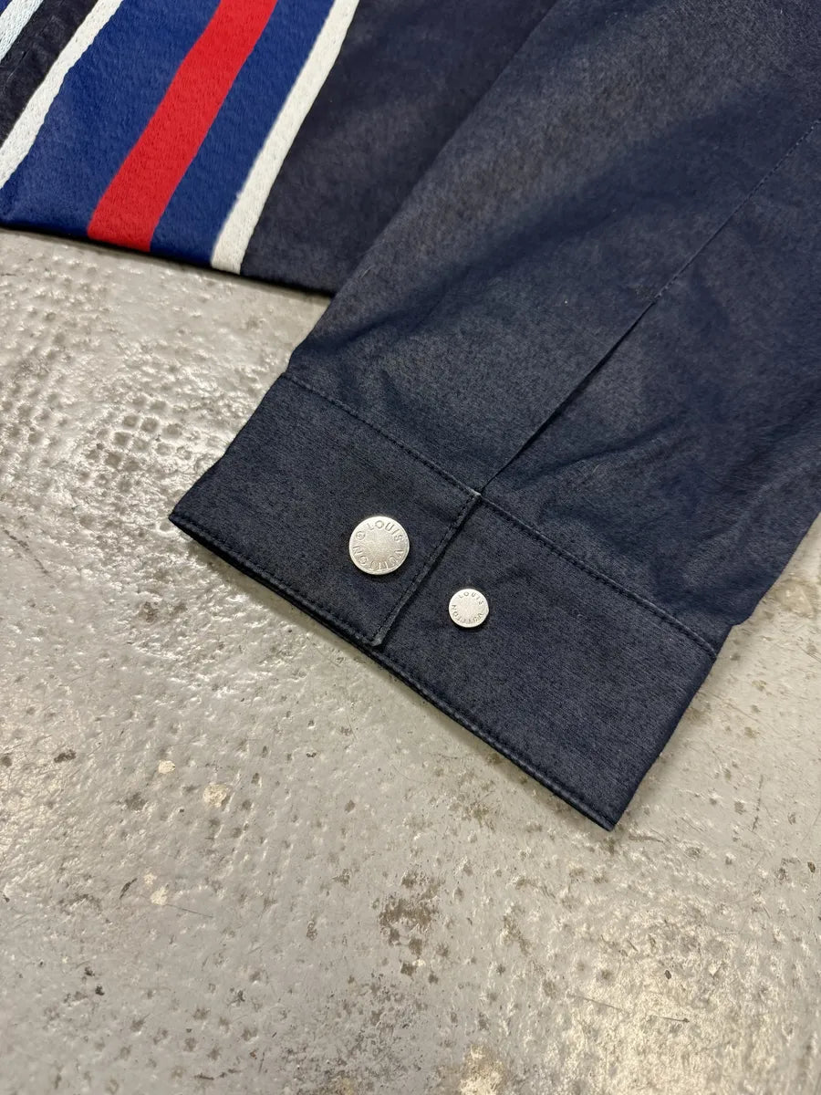 SS2016 Louis Vuitton Navy Premium Coach Jacket by Kim Jones ntIuoet 15