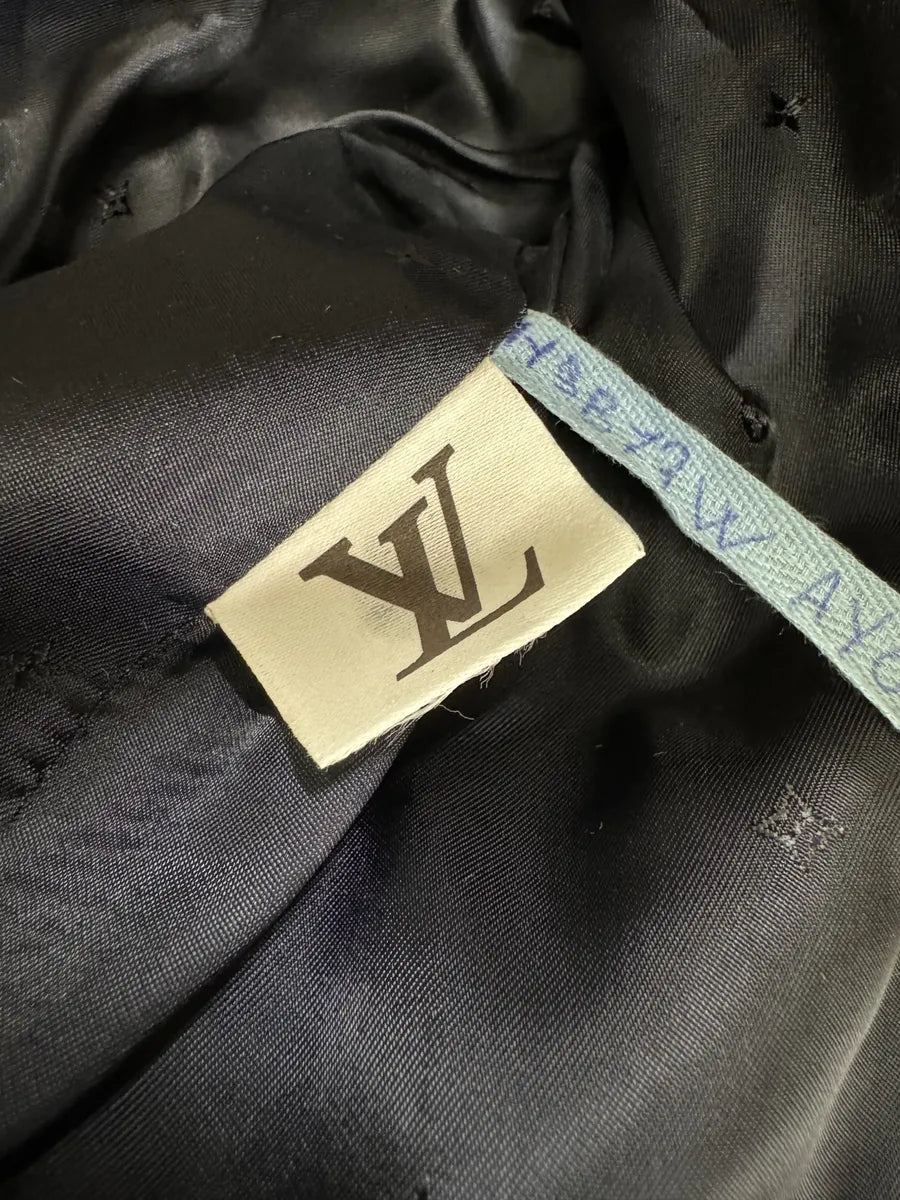 SS2016 Louis Vuitton Navy Premium Coach Jacket by Kim Jones ntIuoet 9