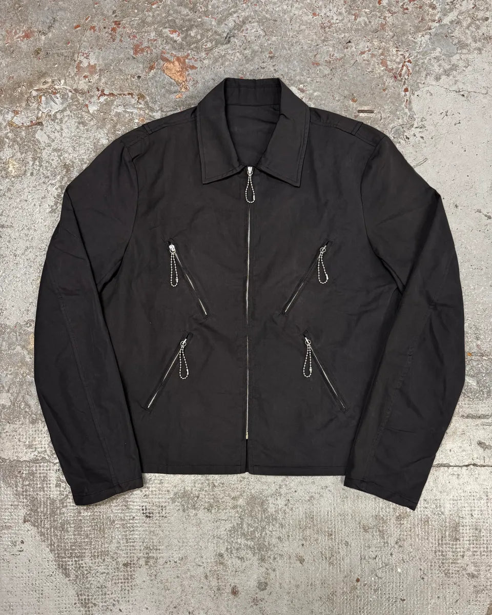 SS2016 Maison Margiela black Light Biker Jacket RTRrqPt 0