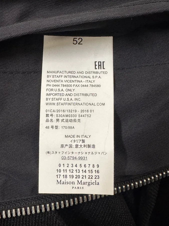 SS2016 Maison Margiela black Light Biker Jacket RTRrqPt 7