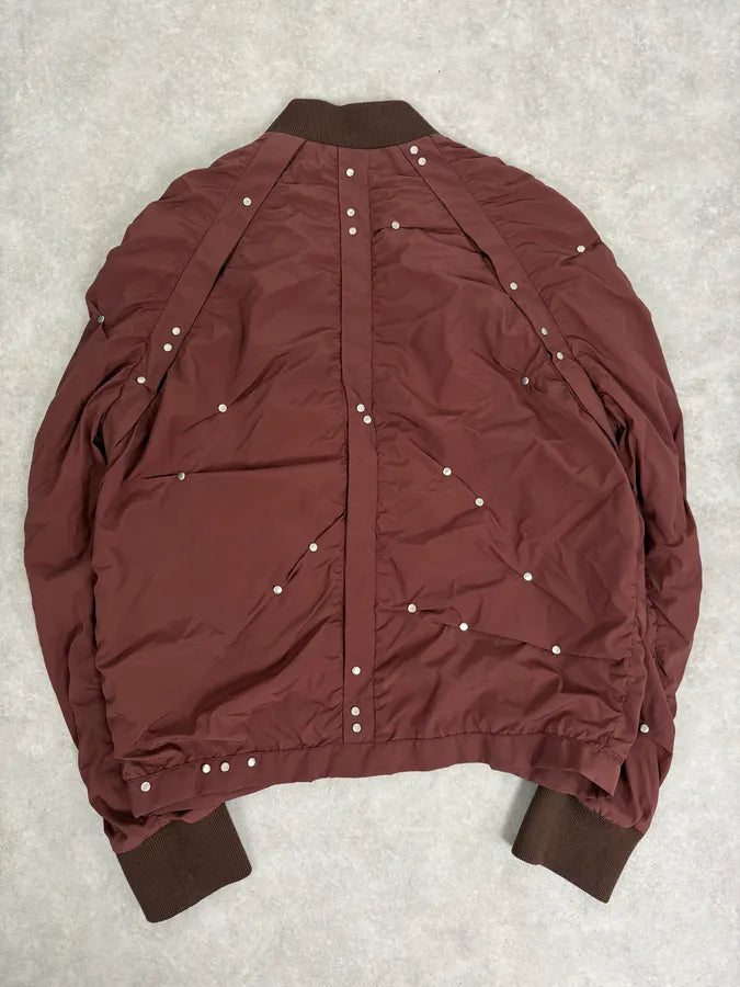 SS2016 Maison Margiela Rouille Nylon Studded Bomber Jacket Qympegl 5