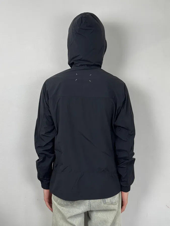 SS2016 Maison Margiela Navy 5 Zips Hooded Rain Jacket qkcwZLk 2