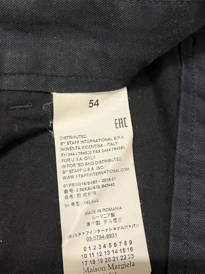 SS2016 Maison Margiela Navy Chino Pants amHHfND 11