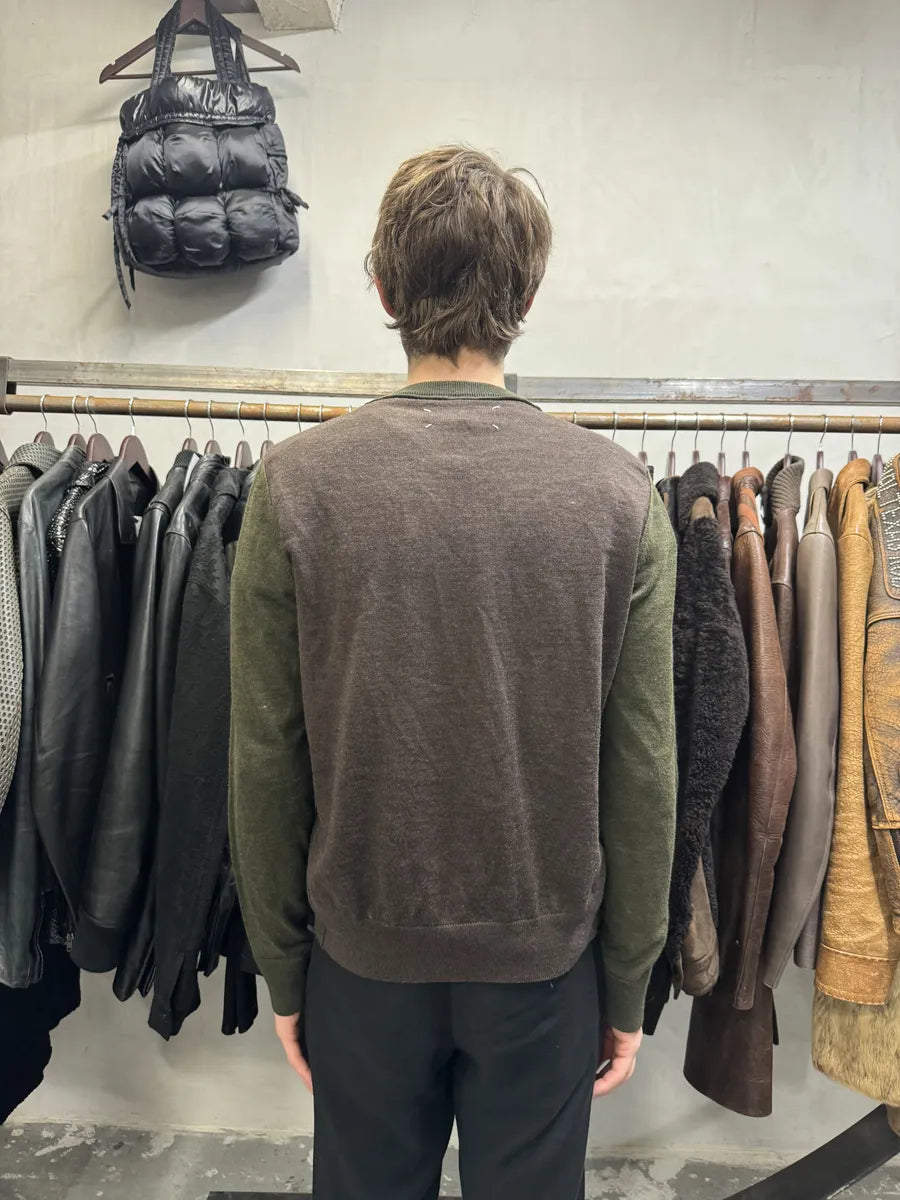 SS2016 Maison Margiela Olive Knit Sweater (S) zVLFgcb 2