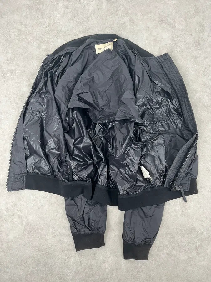 SS2016 Our Legacy Silky Black Bomber Jacket LiLmfCE 7