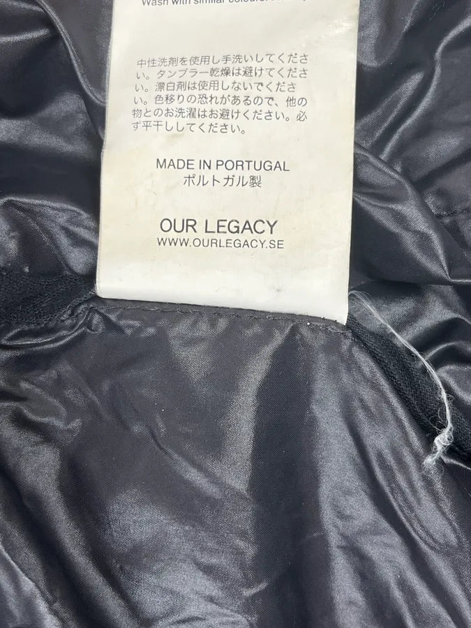 SS2016 Our Legacy Silky Black Bomber Jacket LiLmfCE 9