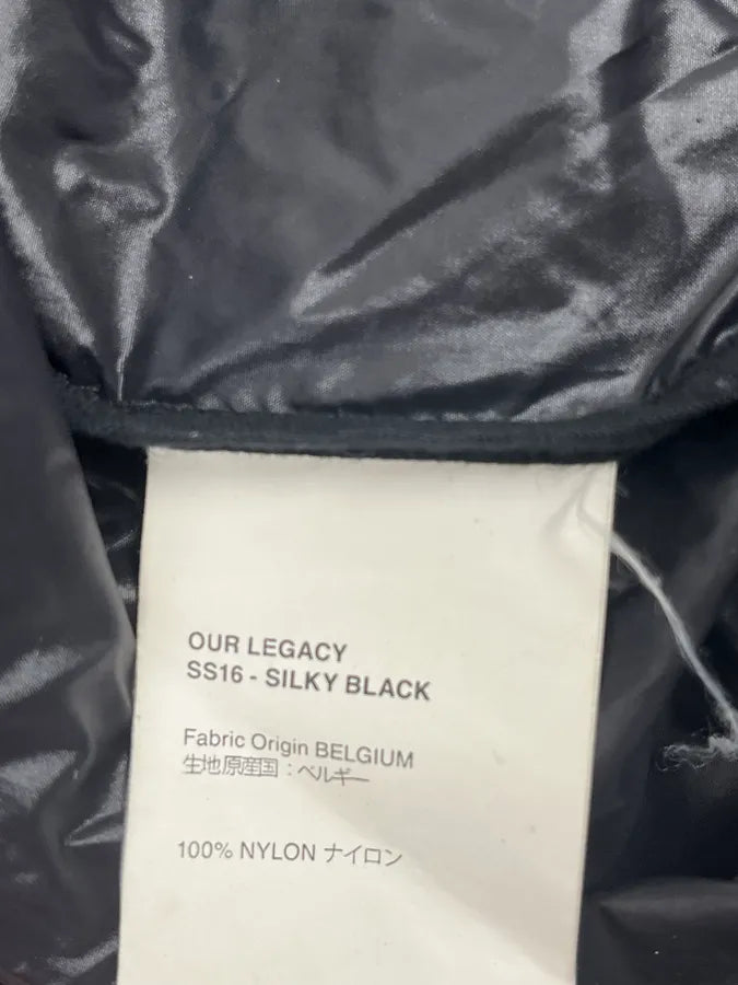 SS2016 Our Legacy Silky Black Bomber Jacket LiLmfCE 10