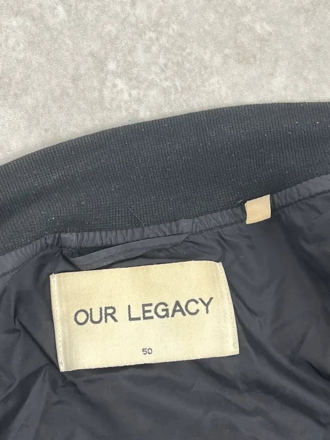 SS2016 Our Legacy Silky Black Bomber Jacket LiLmfCE 11