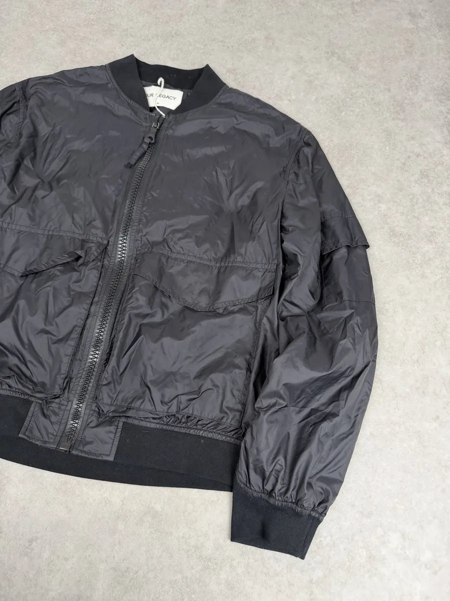 SS2016 Our Legacy Silky Black Light Nylon Jacket ziNbMlc 5