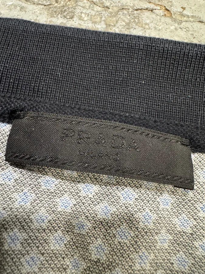SS2016 Prada Blue Star Polo Shirt HlXRvxA 6