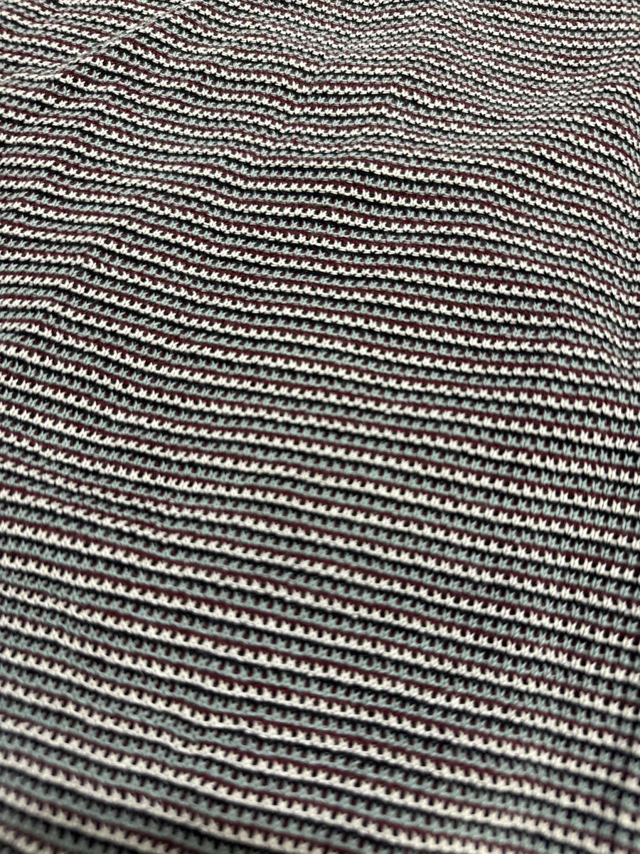 SS2016 Prada Contemporary Bordeaux Knit Polo Shirt (S/M) TiFvdKM 5