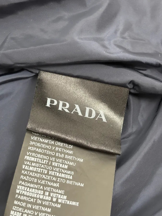 SS2016 Prada Navy Light Windbreaker Jacket ZEEnjtf 15