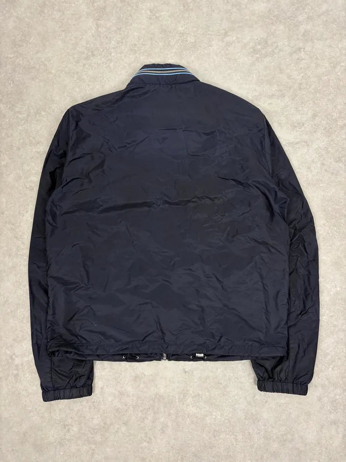 SS2016 Prada Navy Light Windbreaker Jacket ZEEnjtf 6
