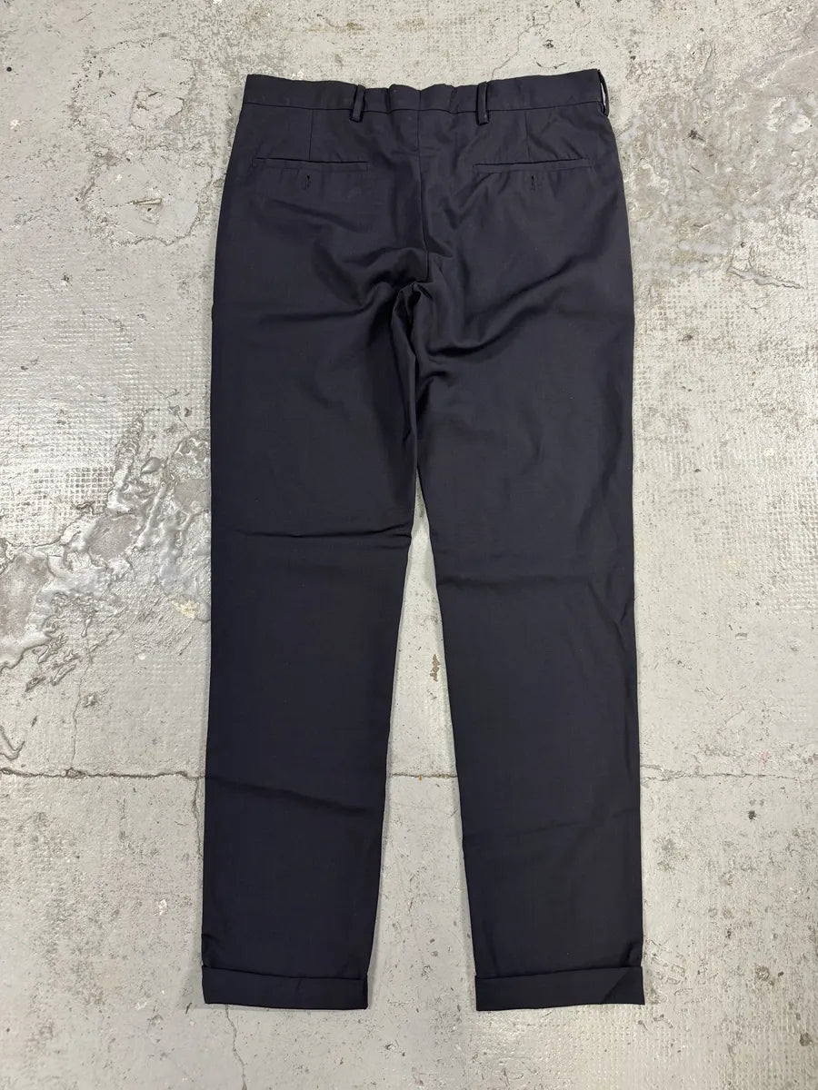 SS2016 Prada Navy Tailored Pants HWFnXmu 0
