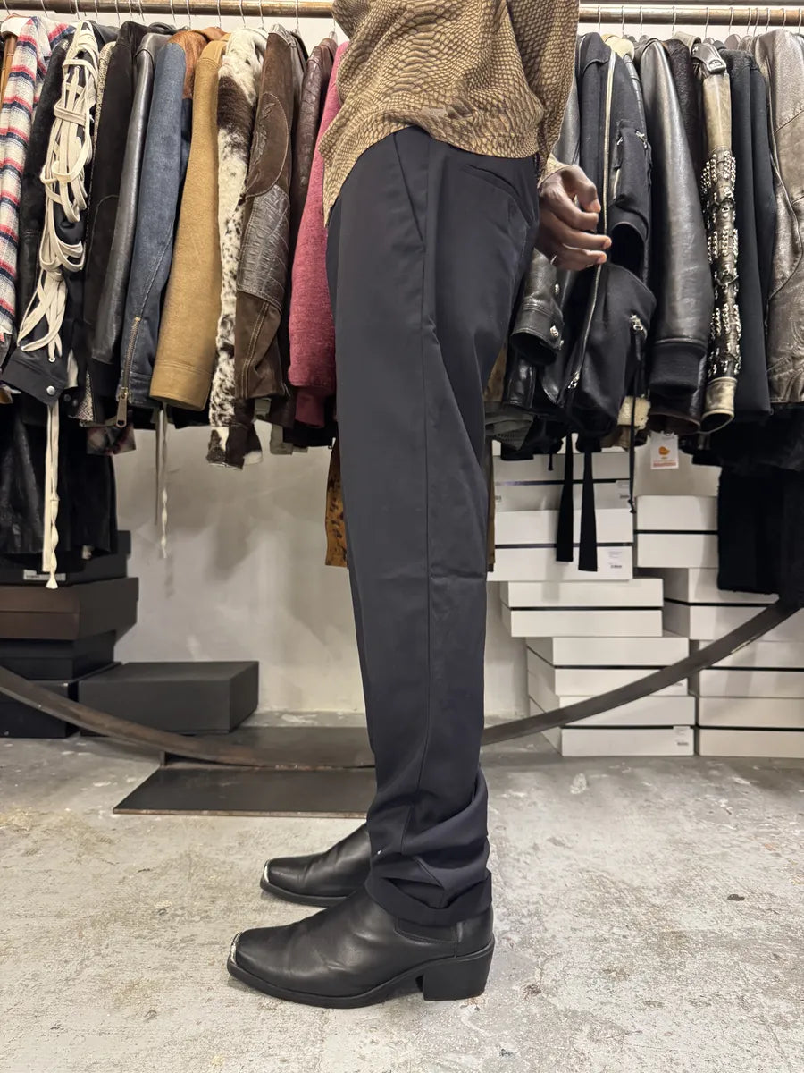 SS2016 Prada Navy Tailored Pants HWFnXmu 2