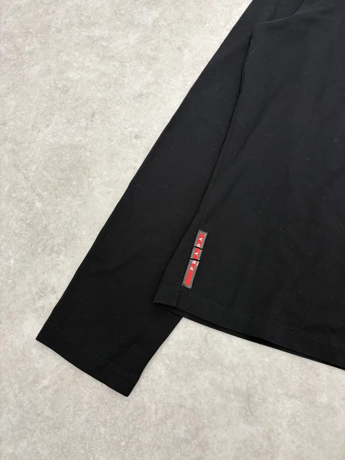SS2016 Prada Nylon Pocket Black Longsleeves XUfSnZZ 5