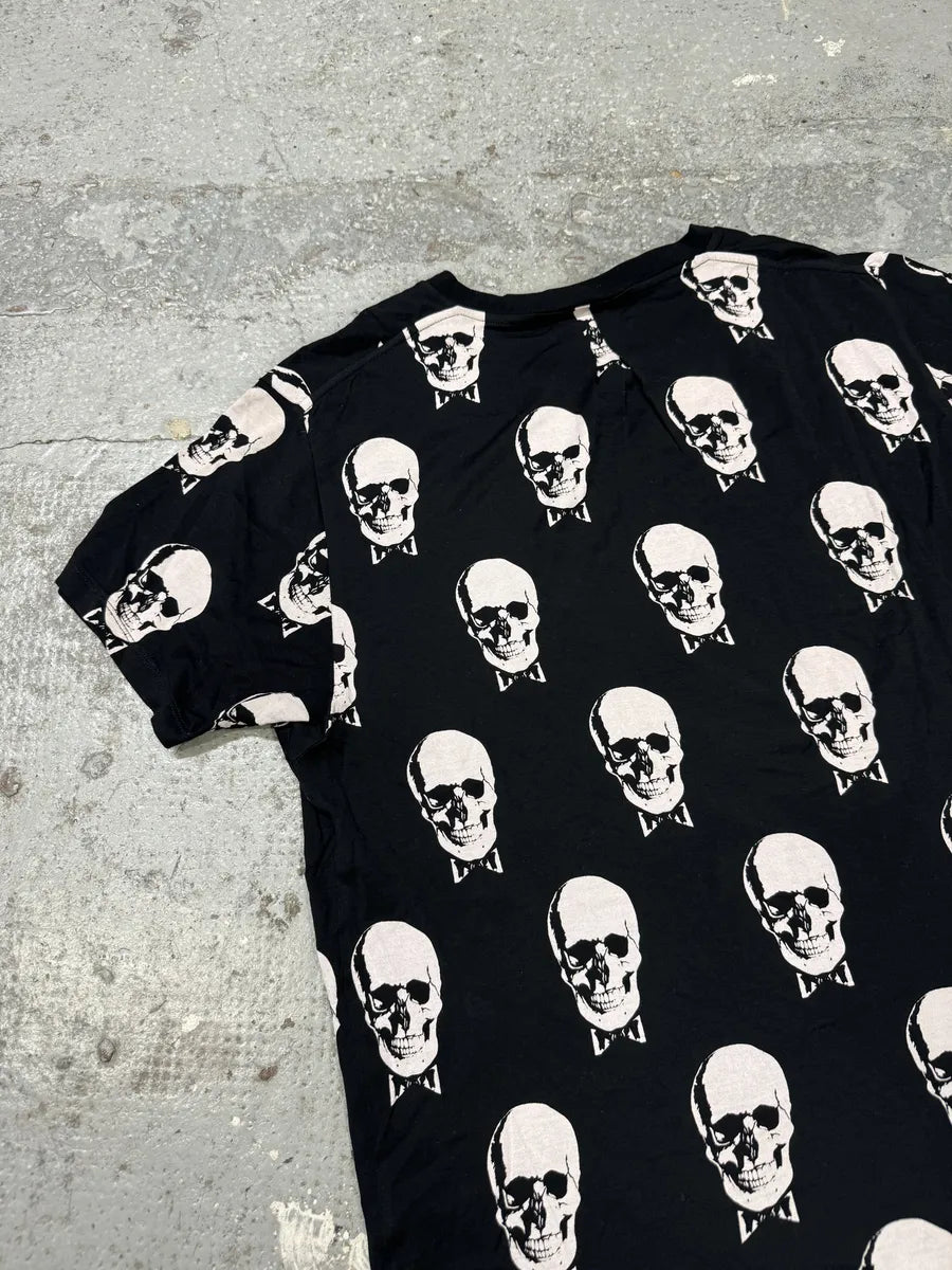 SS2016 Saint Laurent Black & White Skull T-Shirt NoPjoyz 4