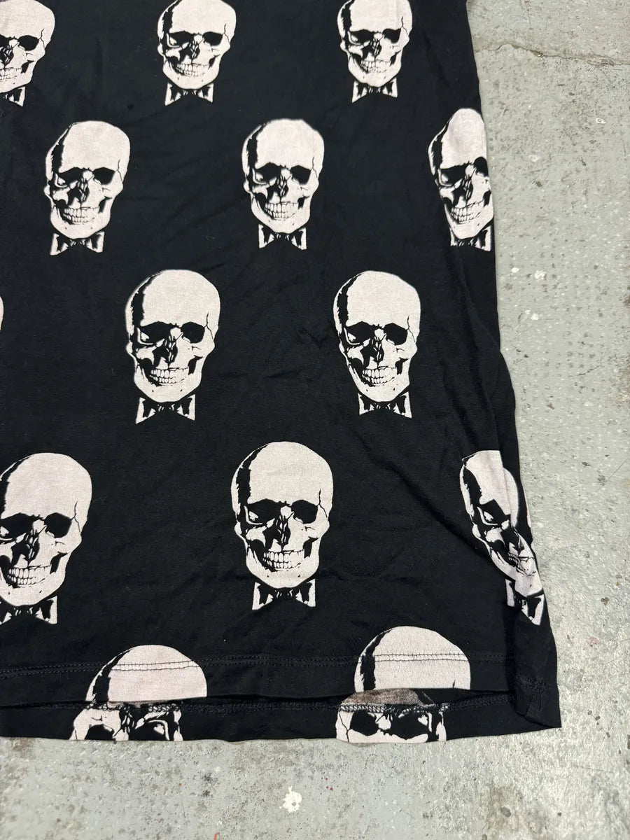 SS2016 Saint Laurent Black & White Skull T-Shirt NoPjoyz 7