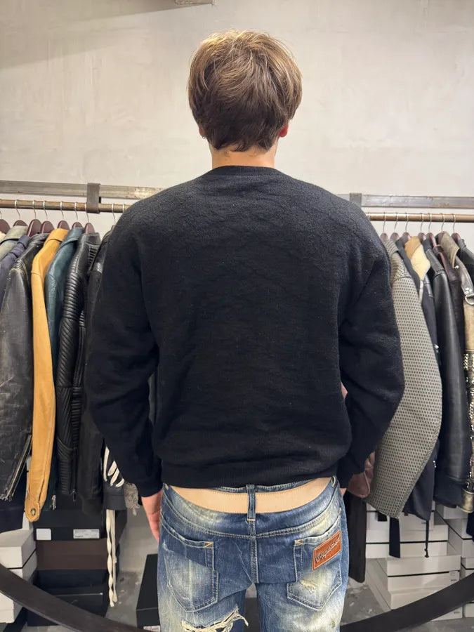 SS2016 Saint Laurent Black Tiger Wool Sweater JDsjMCi 3