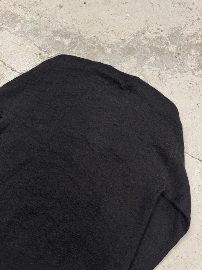 SS2016 Saint Laurent Black Tiger Wool Sweater JDsjMCi 7