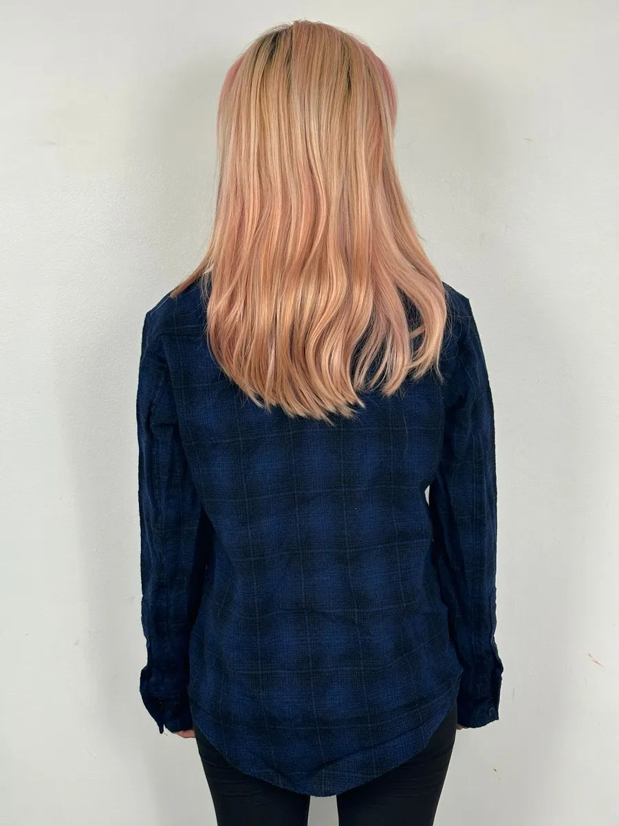 SS2016 Saint Laurent Blue & Black Checkered Shirt by Hedi Slimane fflfakO 1