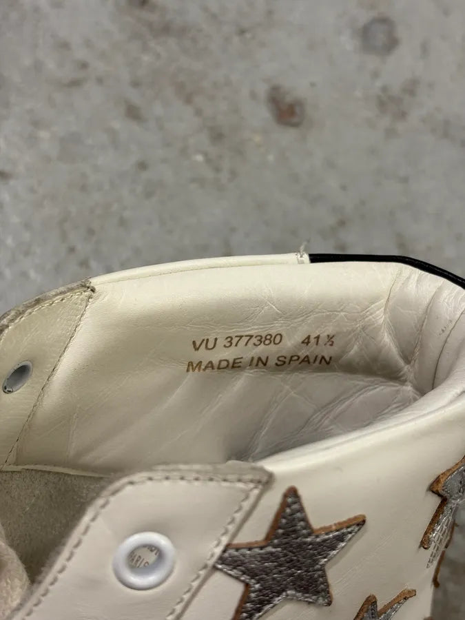 SS2016 Saint Laurent White High Stars Shoes YyQzQHf 8