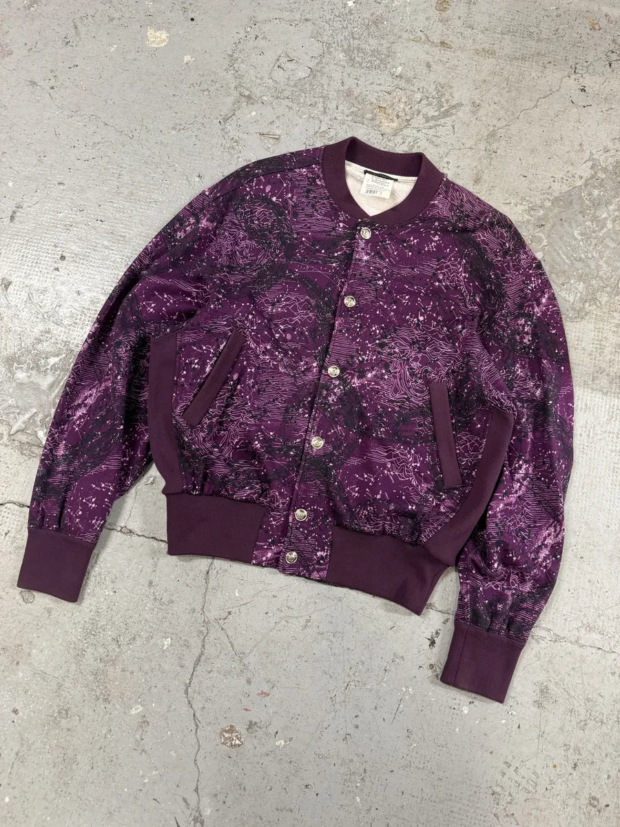 SS2016 Versace Galaxy Astrology Purple Bomber Jacket (M) zEskYqL 1