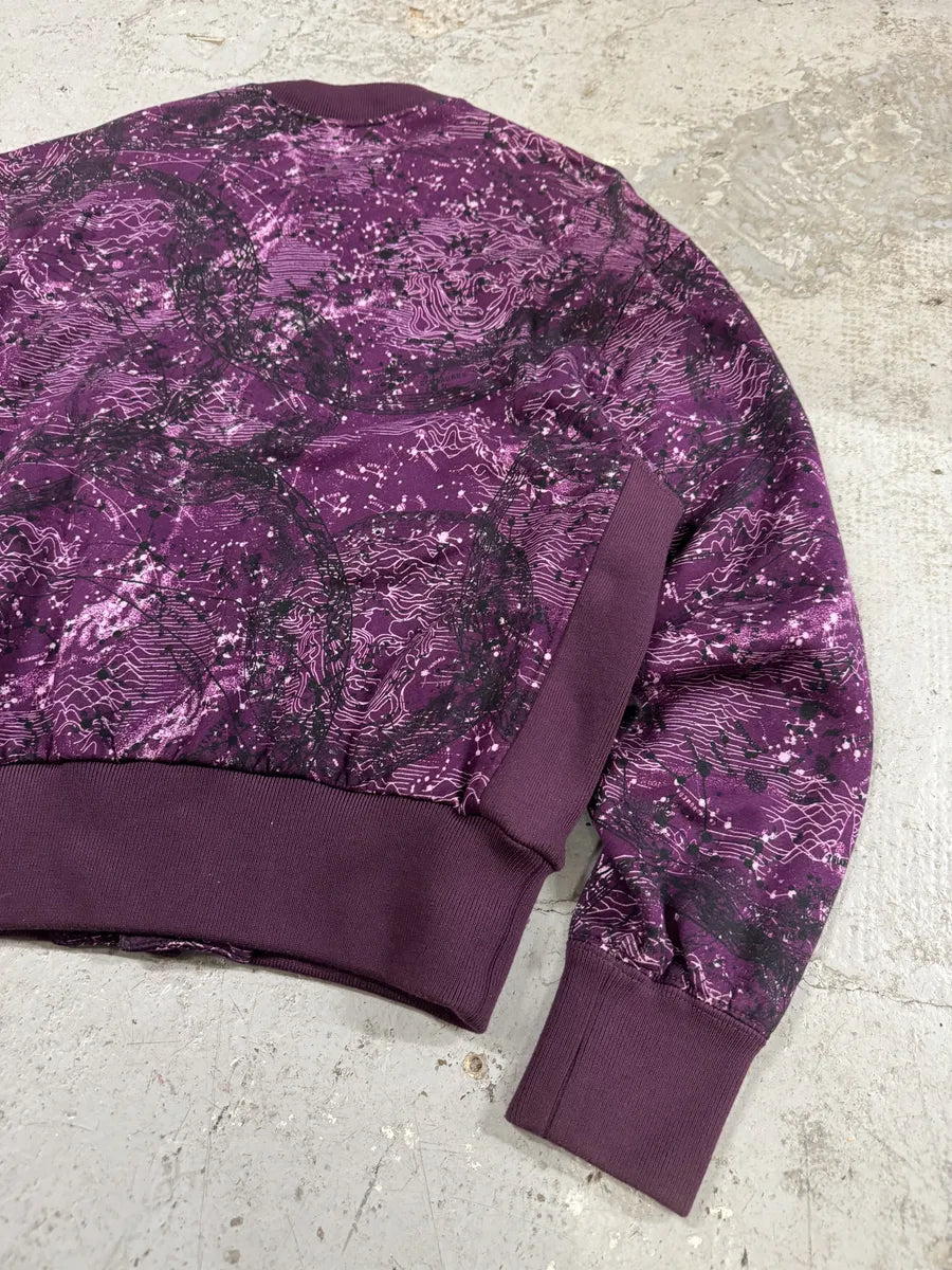 SS2016 Versace Galaxy Astrology Purple Bomber Jacket (M) zEskYqL 6